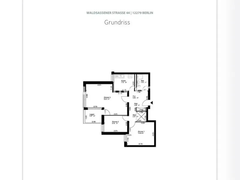 Tauschwohnung: 2,5 Zimmer wohnung mit Balkon, Keller und aufzug — photo 1